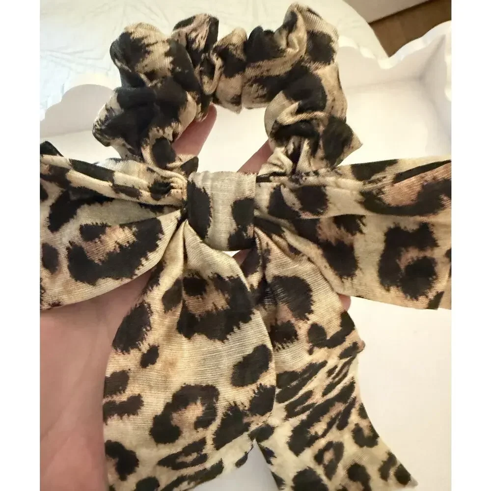 5 Schrunchies w/ Decorative Bows by Lululemon, J Crew & Zara